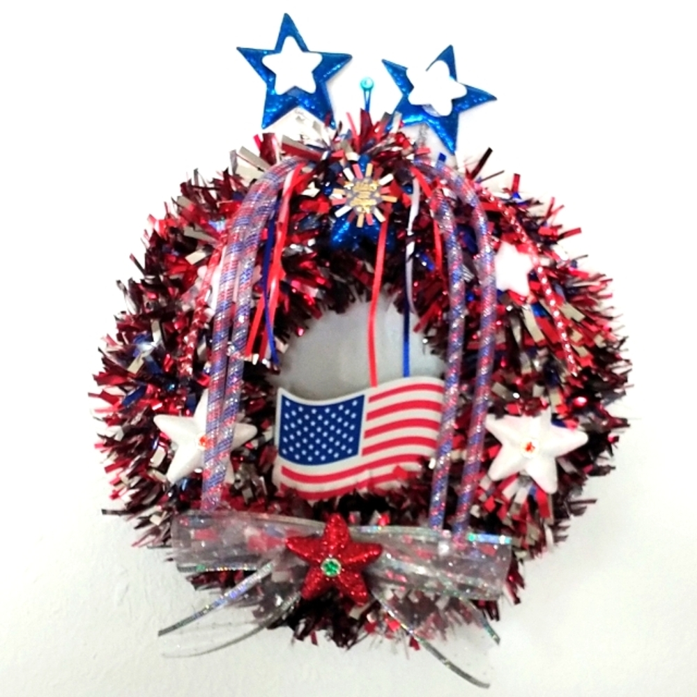 Red, White & Blue Wreath
